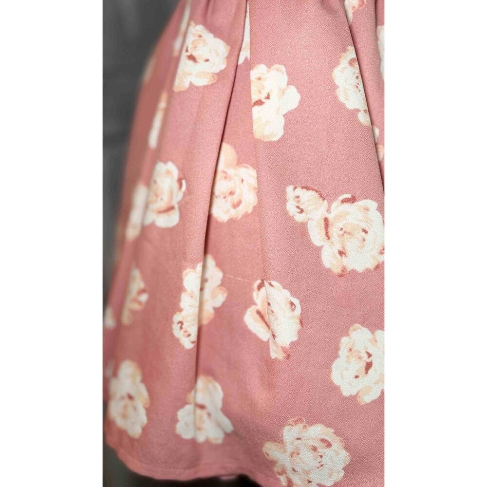 Liz Lisa Collared Floral Pink Dress Jfashion Gyaru Himekaji Coquette Autumn 2013 - Picture 16 of 16